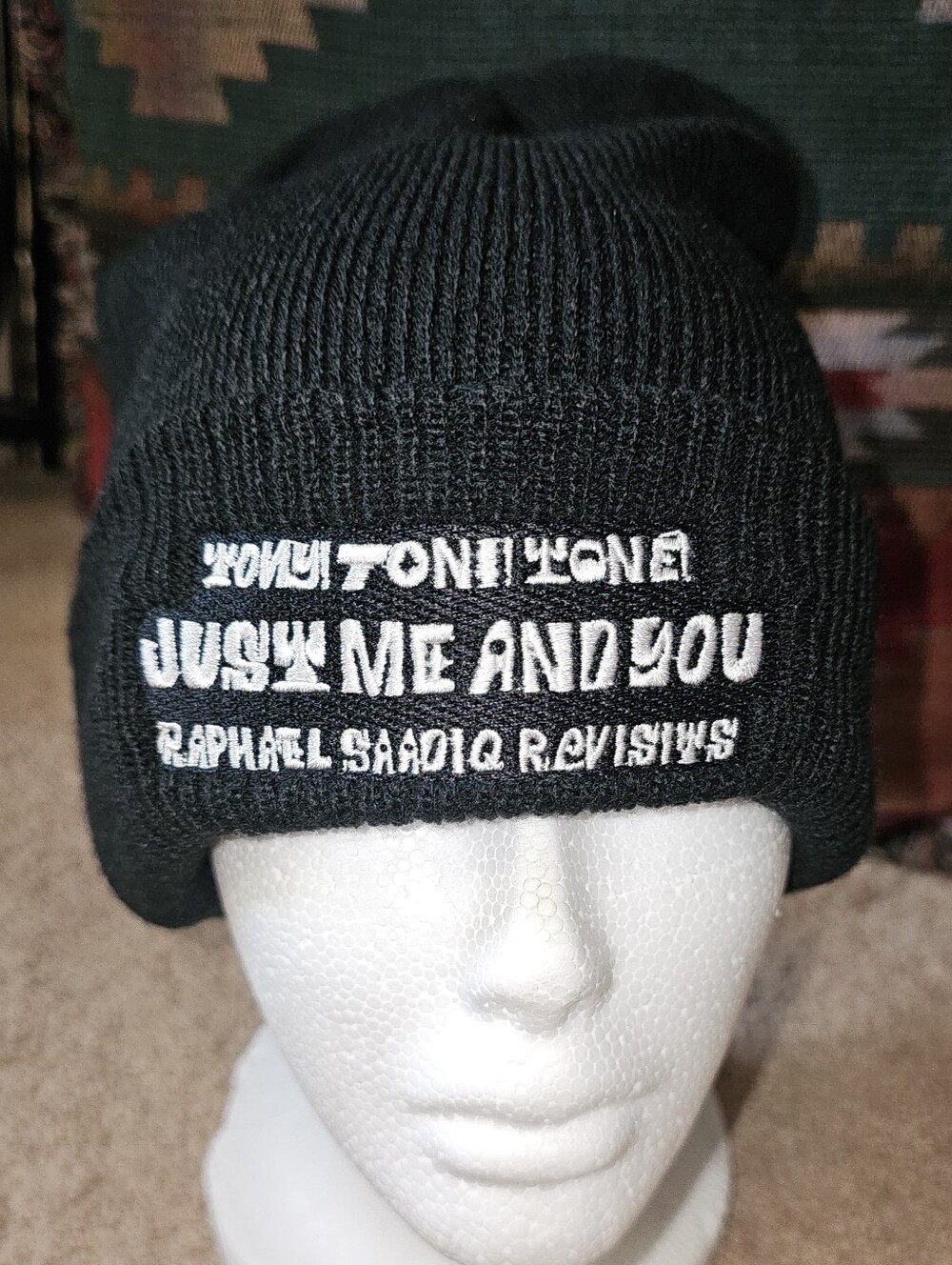 New. Unisex Tony! Toni! Toné! Black Beanie Hat From Tour.